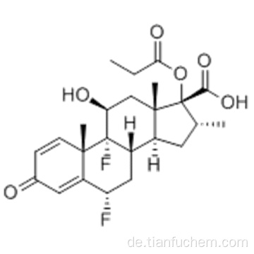 Androsta-1,4-dien-17-carbonsäure, 6,9-Difluor-11-hydroxy-16-methyl-3-oxo-17- (1-oxopropoxy) -, (57187593,6a, 11b, 16a, 17a) - CAS 65429-42-7